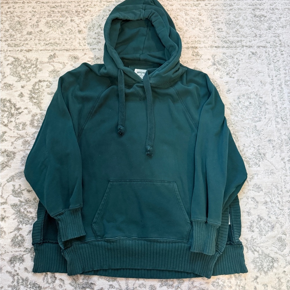 American Eagle Outfitters Deep Teal Hoodie